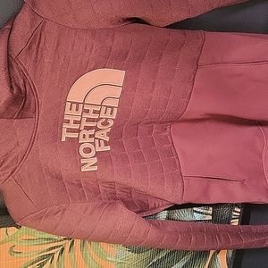 Northface quilted hoodie